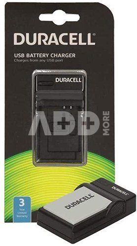 Duracell Charger with USB Cable for DRC10L/NB-10L