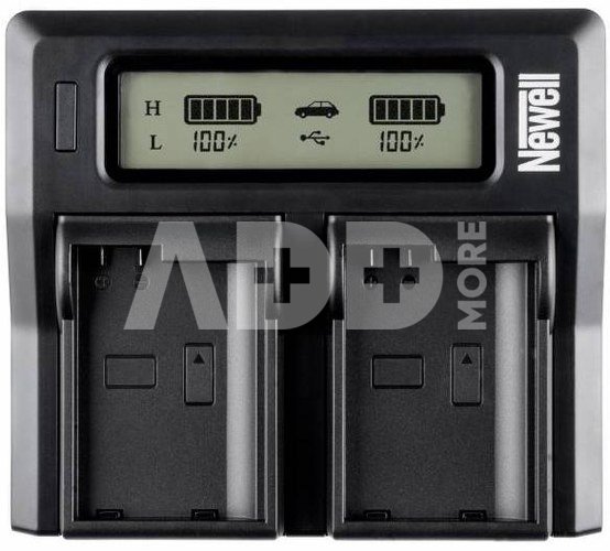 Newell DC-LCD two-channel charger for DMW-BLF19E batteries