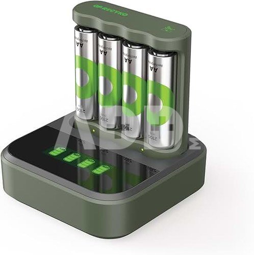 GP ReCyko B441 4-fach LCD-Modell Docking St. + 4x AA NiMh 2100mAh