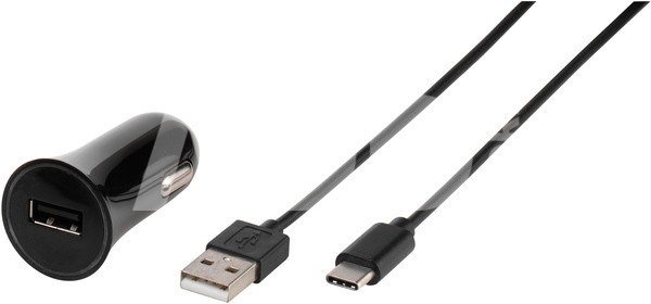 Vivanco car charger USB-C 3A 1m, black (38669)