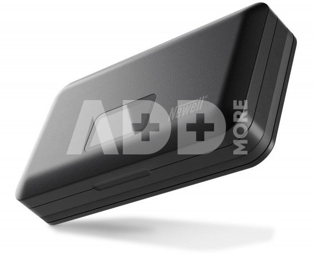Newell LCD dual-channel charger with power bank and SD card reader for LP-E6 batteries for Canon