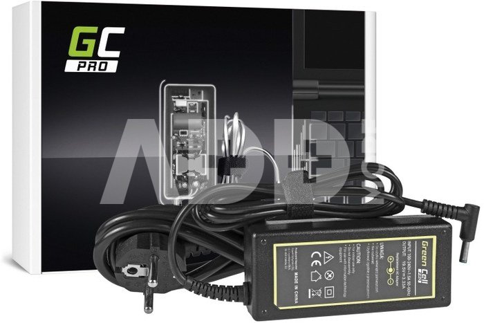 Green Cell Charger PRO 19.5V 3.33A 65W 4.5-3.0mm for HP 250 G2 G3