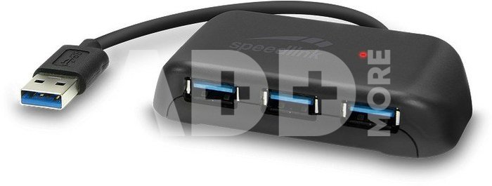 Speedlink USB hub Snappy Evo 4-port (SL-140109-BK)