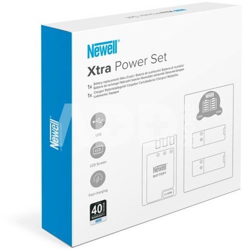 Dual-channel charger set and EN-EL15b battery Newell DL-USB-C for Nikon