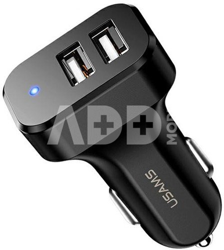 USAMS USAMS Car Charger 2xUSB C13 Only Head