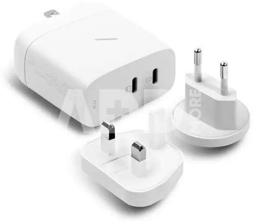 Native Union 67W Dual USB-C Fast GaN PD Wall Charger White