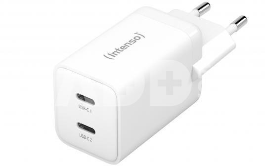 Intenso Power Adapter W40CC GaN weiß 2x USB-C 40W