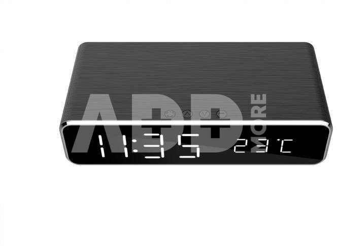 MOBILE CHARGER WRL W/DIG ALARM/CLOCK DAC-WPC-01 GEMBIRD