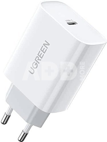 UGREEN USB-C 30W PD Wall Charger EU White