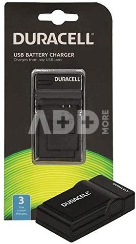 Duracell Charger w. USB Cable for Olympus BLH-1