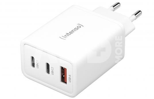 Intenso Power Adapter W65ACC GaN weiß 2x USB-C 1x USB-A 65W