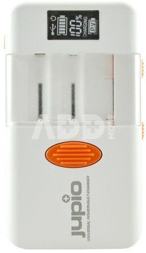 Jupio Universāls lādētājs ar iebūvētu powerbank