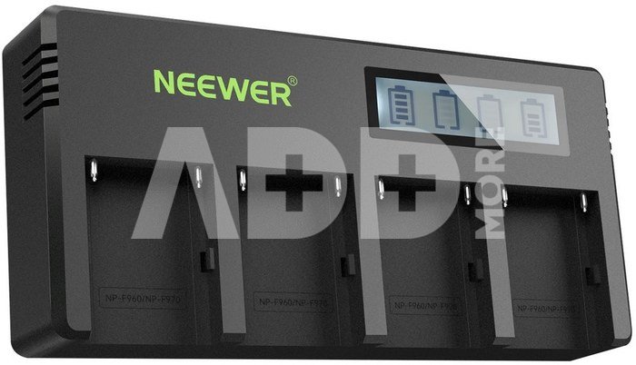 Neewer 4 Channel LCD Display Charger For Sony NP-F550 10100458