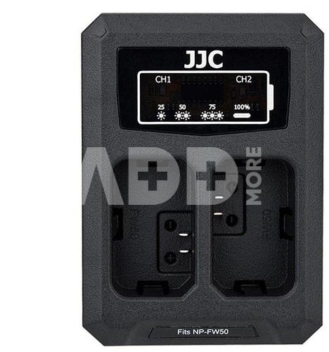 JJC Sony DCH NPFW50 USB Dual Battery Charger (voor Sony NP FW50 accu)