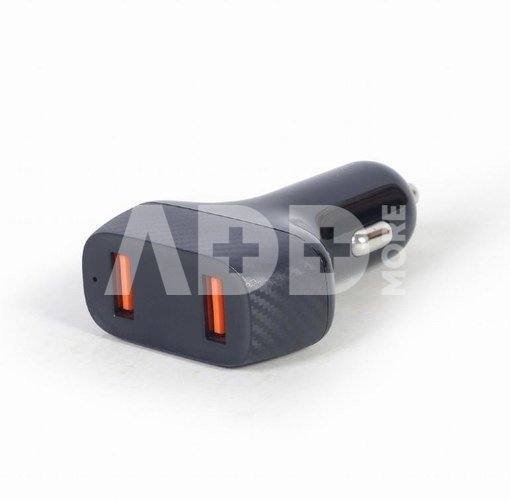 MOBILE CHARGER CAR USB 2PORT/QC3.0 TA-U2QC3-CAR-01 GEMBIRD