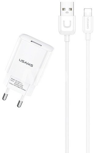 USAMS USAMS Lad.siec 1xUSB t21 Lightning 2.1A