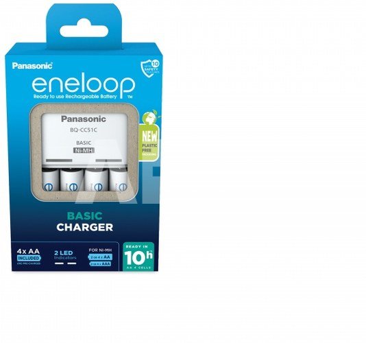 Panasonic eneloop charger BQ-CC51 + 4x2000mAh