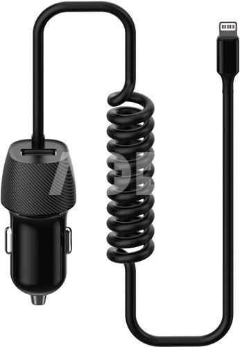 Platinet car power adapter 3.4A USB-A + Lightning (45484)