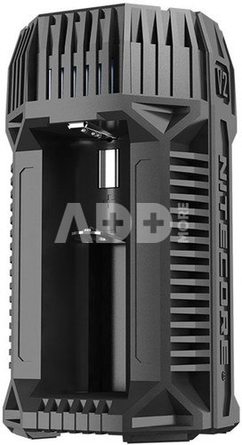 Nitecore V2 Pro auto Lader (AA) met Led indicator + USB lader voor Mobiele telefoons