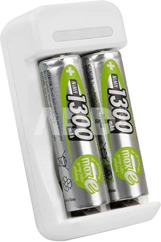 Ansmann Ladegerät Basic II inkl. 2 x AA 1300mAh Akku 1001-0119-01