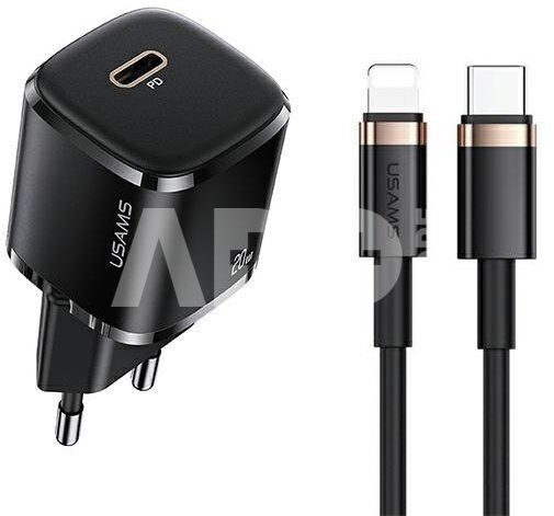 USAMS Usams Phone Charger 1x USB-C T36+Lightning PD