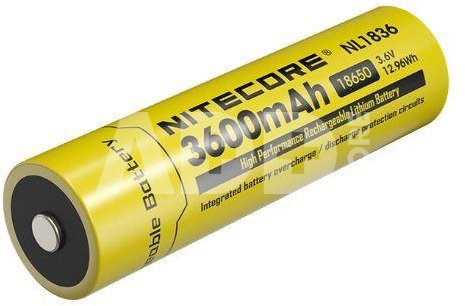 BATTERY RECH. LI-ION 3.6V/NL1836(3600MAH) NITECORE