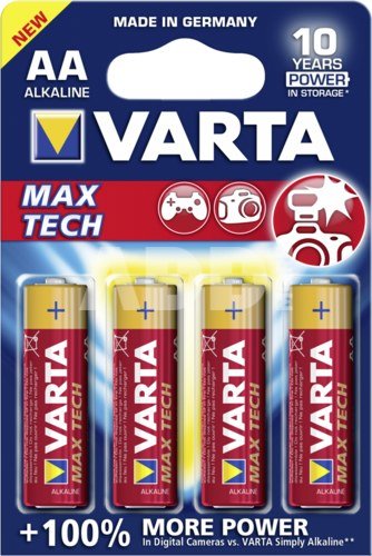 1x4 Varta Max Tech Mignon AA LR 6