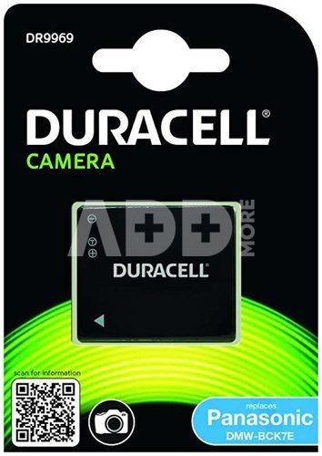 Duracell Li-Ion Akku 700 mAh for Panasonic DMW-BCK7E