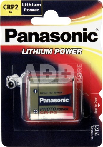 1 Panasonic Photo CR-P2P maitinimo elementai