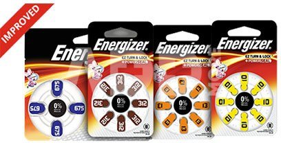 ENERGIZER HEARING AID 675 4PK