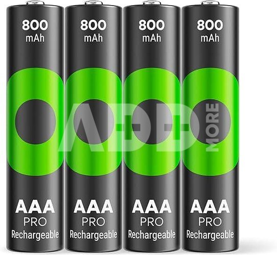 1x4 GP ReCyko Pro NiMH Akkus AAA/Micro 800mAh Pro