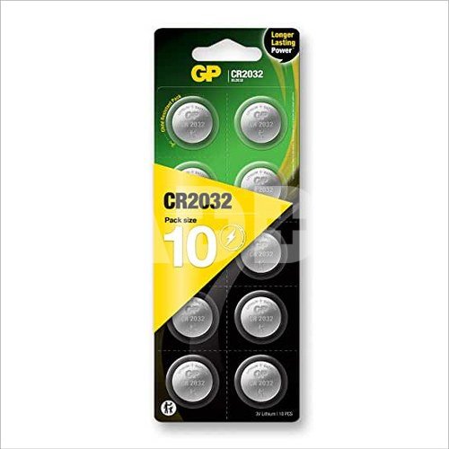 1x10 GP CR 2032 Lithium 3V 20 Stück Knopfzellen 0602032C10