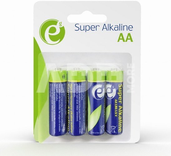Gembird Alkaline batteries AA 4-pack