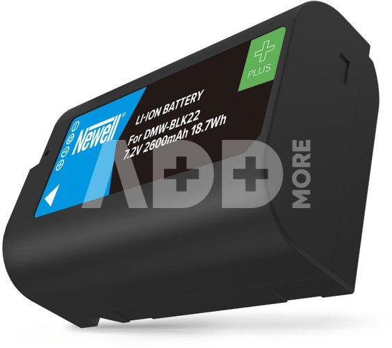 Newell Plus replacement DMW-BLK22 battery for Panasonic