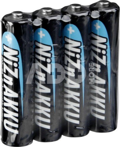 1x4 Ansmann NiZn Akku Micro AAA 900 mWh