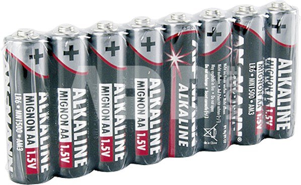 1x8 Ansmann Alkaline Mignon AA LR 6 red-line