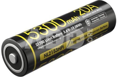 BATTERY RECH. LI-ION 3.6V/NL2153HPI(5300MAH) NITECORE