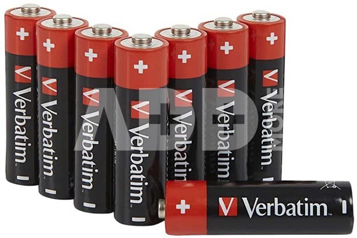 1x8 Verbatim Alkaline battery Mignon AA LR6 49503