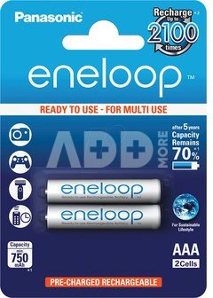 2xAAA Panasonic Eneloop Micro BK-4MCCE2/BE