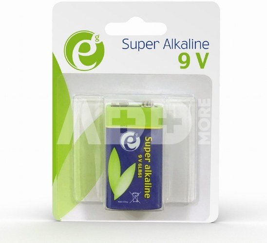 Gembird Battery alkaline 9 V 6LR61 blister