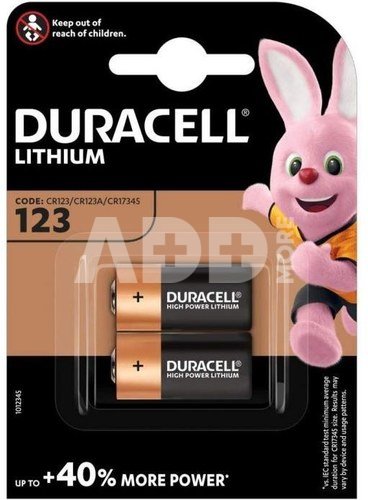 Duracell CR123A 2szt blister