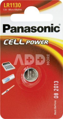 1 Panasonic LR 1130 maitinimo elementai