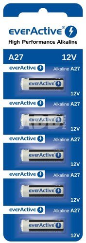 everActive ALKALINE BATTERY 27A 12 V BLISTER 5 PCS.