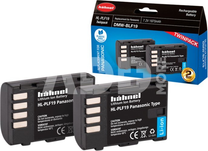 HÄHNEL BATTERY PANASONIC HL-PLF19 TWIN PACK