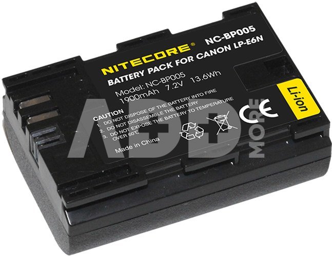Nitecore NC BP005 (Canon LP E6N) 1900mAh