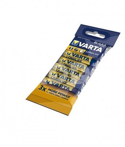 1x8 Varta Longlife AAA LR 3 Bulk Pack