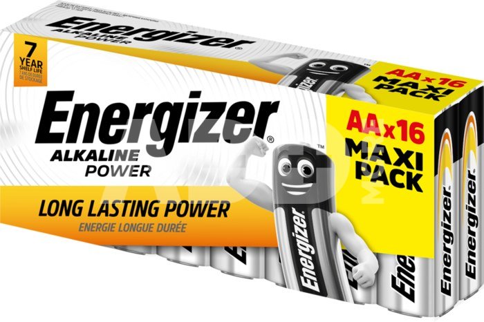 ENERGIZER POWER AA 16 PACK TRAY