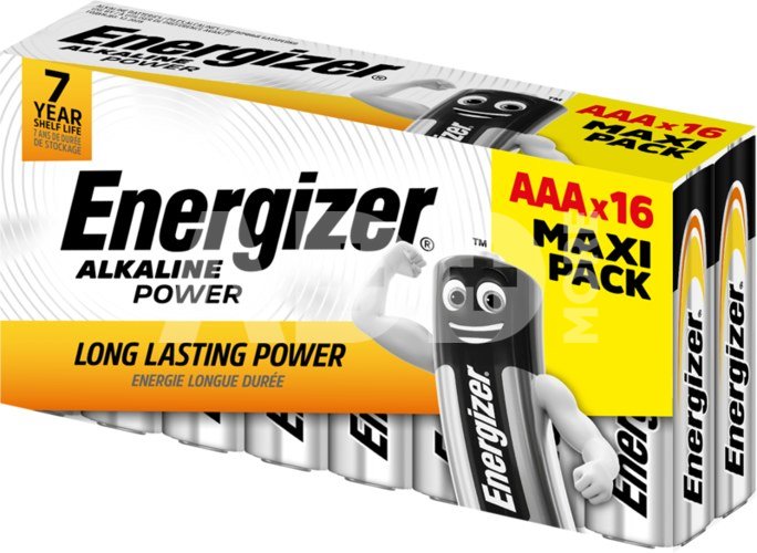 ENERGIZER POWER AAA 16 PACK TRAY
