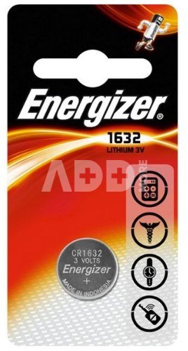 Maitinimo elementai Energizer CR 1632