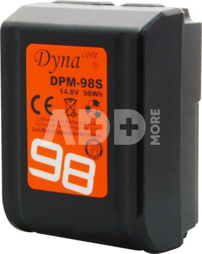 DYNACORE V-MOUNT BATTERY TINY SERIES DPM-98S(R) 98WH 14,8V FOR RED CAMERAS